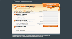 Desktop Screenshot of hubbinvestor.com